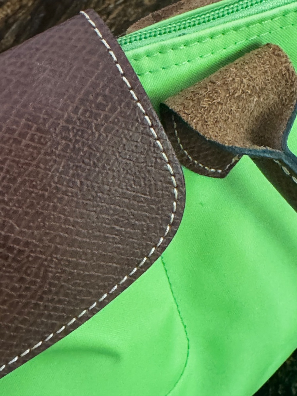 Longchamp Le Pilage M Tote Key Lime Green - Picture 15 of 16